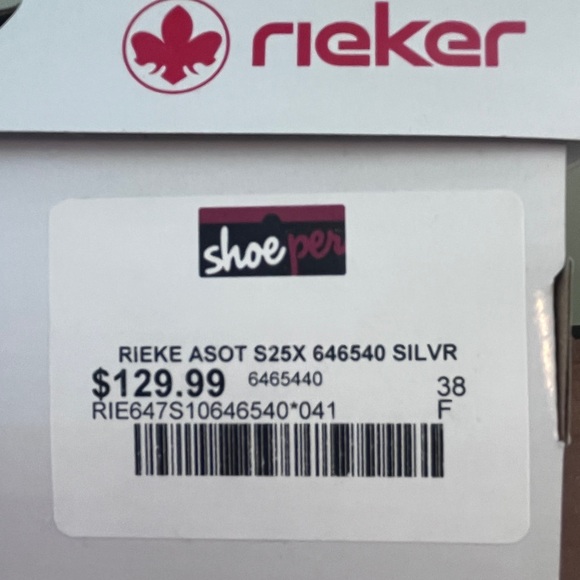 Rieker Women's Elegant White Heels - Picture 9 of 11